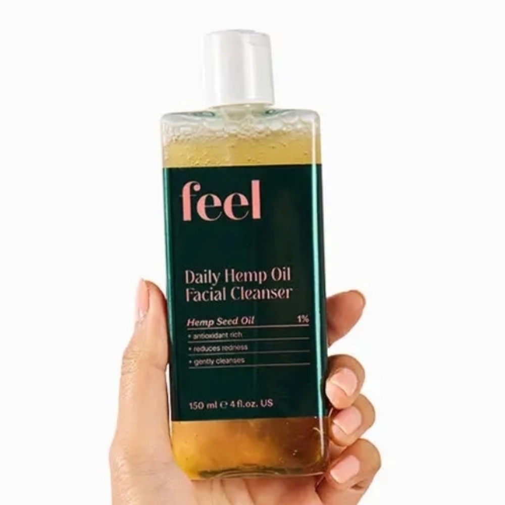 feel Daily Hemp Oil Facial Cleanser – Green & Gold